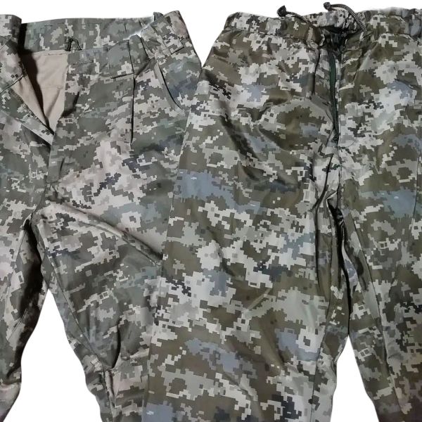 Штани вітровологозахисні зимові (ШВВЗ) з утеплювачем ЗСУ (Подвійні) - Піксель