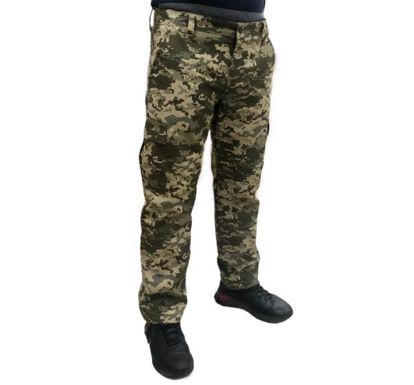 Штани зимові ЗСУ на флісі - Піксель