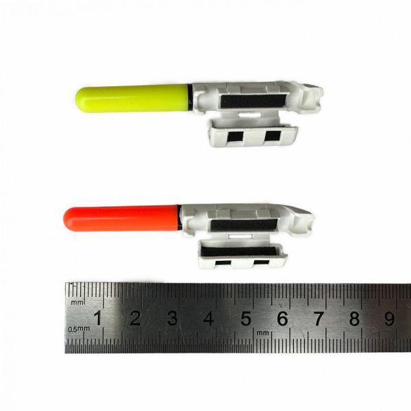 Сигналізатор клювання для фідера - Світловий - 6 см - Живлення 2 батарейки + USB зарядка - 2 шт/уп