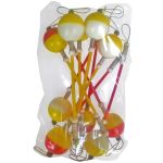 Сигнализатор поклевки шумовой - Длина 20 см - Две пружины - Желто-красный