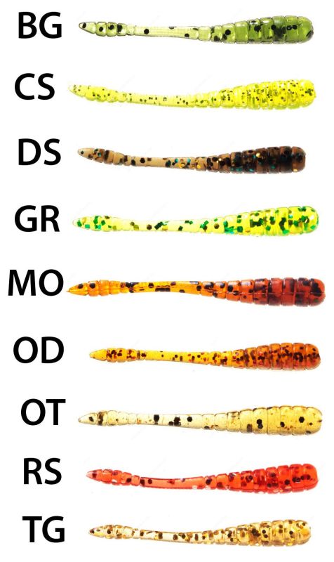 Силікон Kosadaka Sly Worm - Черв'як - 50 мм - 20 шт/уп