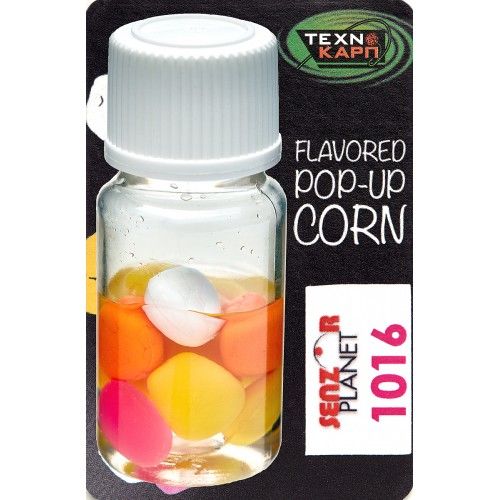 Силиконовая кукуруза - Технокарп - Pop-up Texnocorn Mix - 10 мм - 1016-Planet Senzor - 10 шт/уп