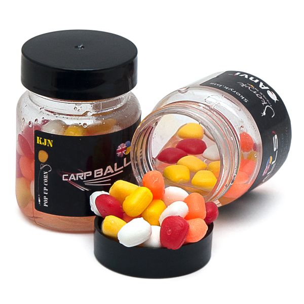 Силиконовая кукуруза Carp Balls Anvi в дипе - Color Mix - Плавающая - K-J-N