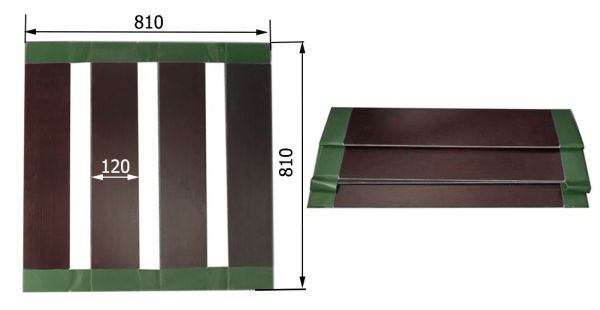 Слань для лодки 3D - на 3 доски - 3,05 кг
