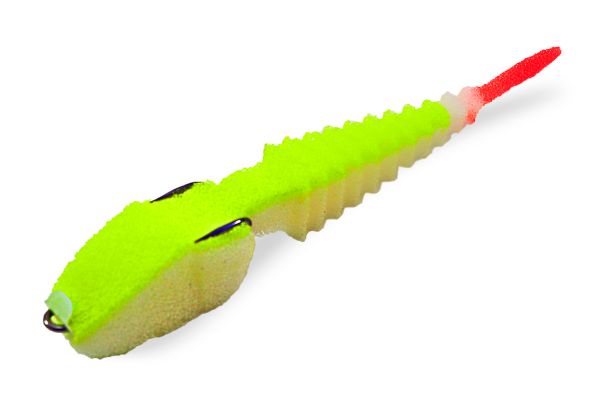 Сменная приманка Рыбка поролоновая Levsha NN 3D Ex Stream - Цвет WLgr Fluo