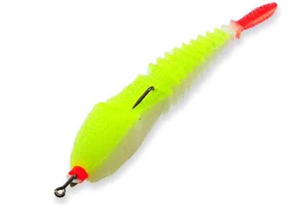 Сменная приманка Рыбка поролоновая Levsha NN 3D Ex Stream - Цвет WLgr Fluo