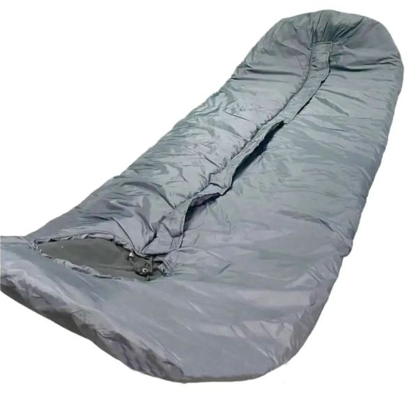 Спальник "Кіборг New 2022" - Спальний мішок ЗСУ, ВСУ - 210х100 см - До -30°C - Чорний/Сірий