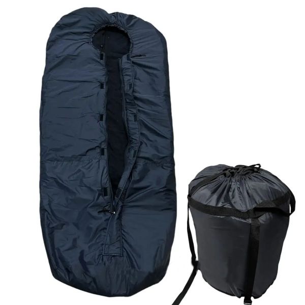 Спальник "Кіборг New 2022" - Спальний мішок ЗСУ, ВСУ - 210х100 см - До -30°C - Чорний