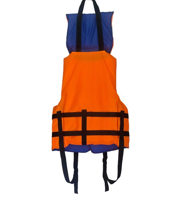 Рятувальний жилет з коміром Anvi - Болонья тканина - Помаранчевий/Синій