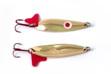 Блешня Spinnex Krocodile - 16 г - Що коливаються - Очі червоні - Золото