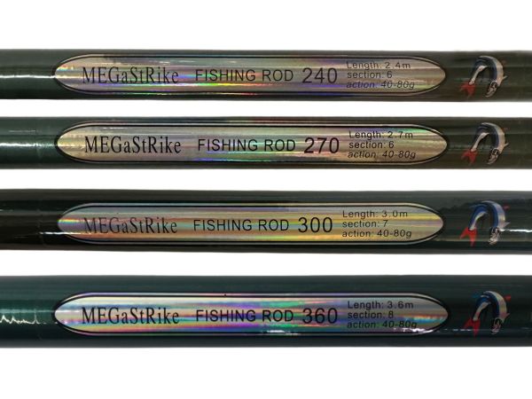 Спінінг Megastrike (дешевий) - Телескоп - Тест 40-80 гр