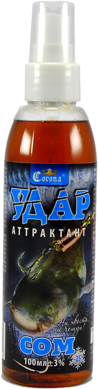 Атрактант спрей для лову хижака "Удар" - Corona Fishing - 115 мл