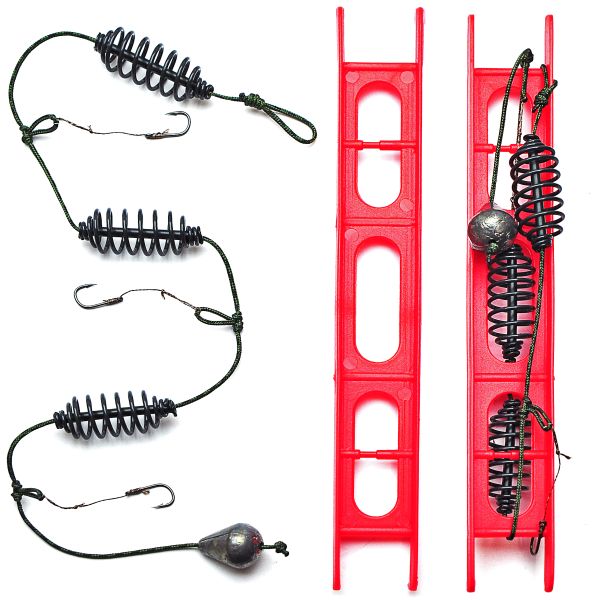 Готова снасть Вбивця карася Супутник №4 - На мотовилі - Гачок: №6 - 2 шт/уп