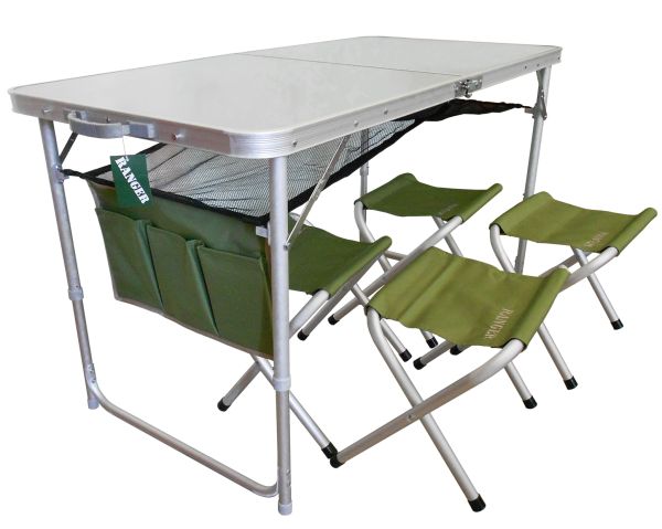 Стіл + 4 стільця Ranger TA21407 + FS21124 + Чохол