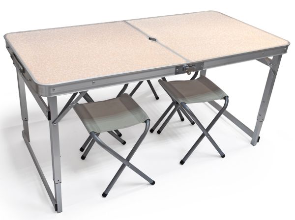 Стіл посилений + 4 стільця Китай - Білий