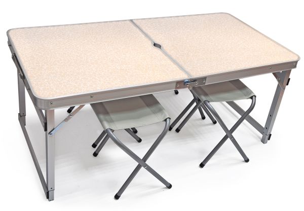 Стіл посилений + 4 стільця Китай - Білий