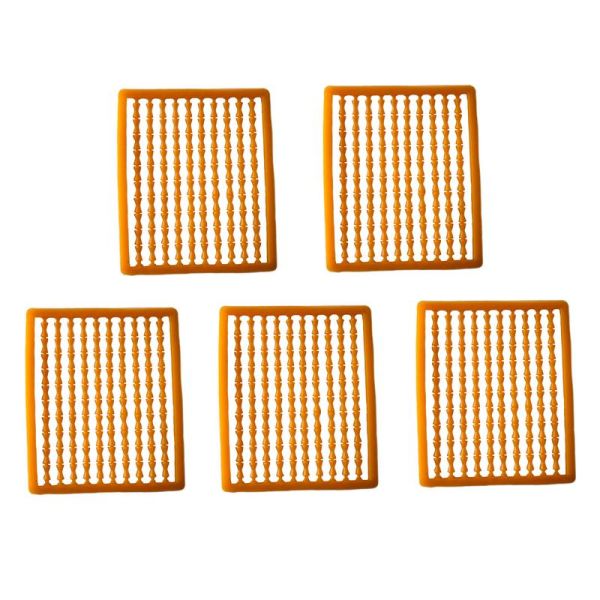 Стопоры для бойлов Hirisi - AH162-3 - Оранжевый - Планшет - 5x90 шт.