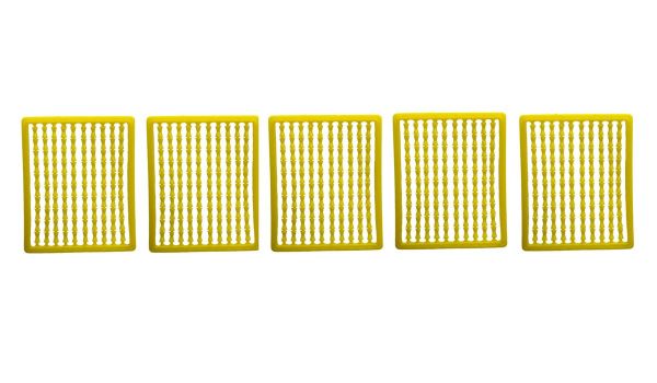 Стопоры для бойлов Hirisi - AH162-4 - Желтый - Планшет - 5x90 шт.