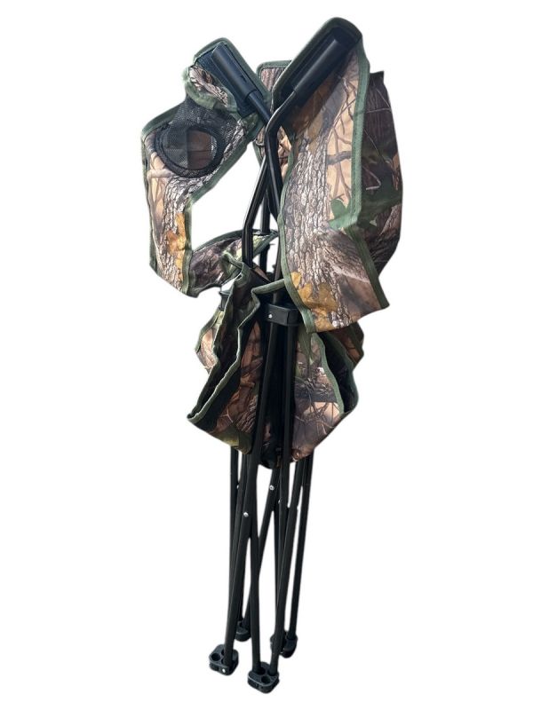 Стілець зі спинкою та підлокітниками Megastrike "Зонт" - SH9-3-30 - Камуфляж - 55х53х98 см