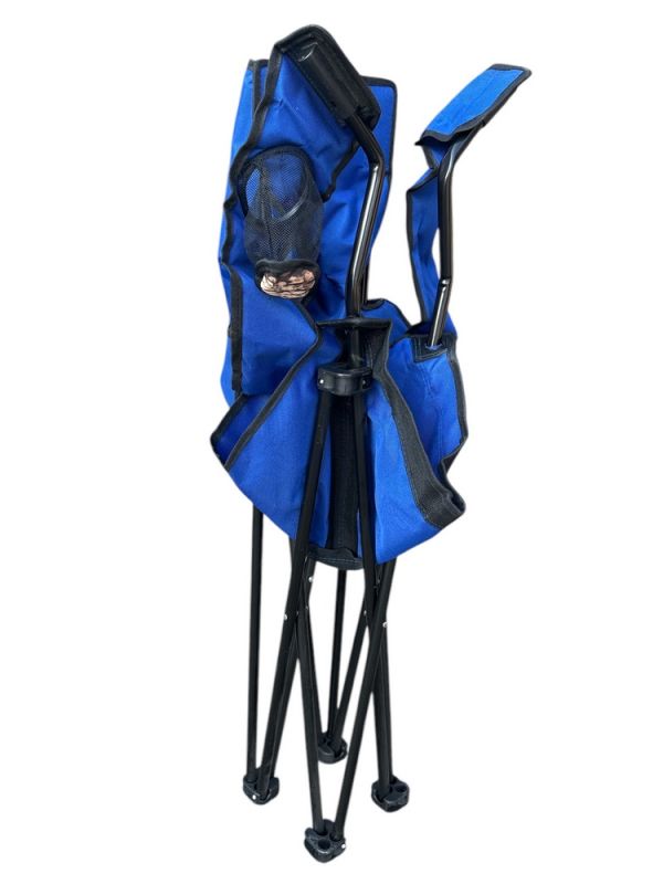 Стул со спинкой и подлокотниками Megastrike "Зонт" - SH9-3-31 - Синий - 55х53х98 см