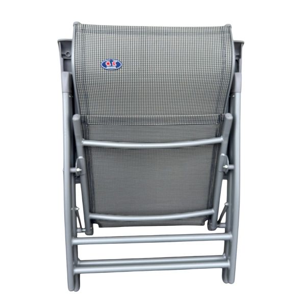 Стілець розкладний HX-12B - Сіро/Чорний