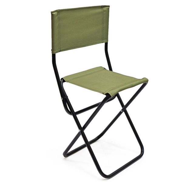 Стілець розкладний Ралф "Рибак" зі спинкою - Хакі