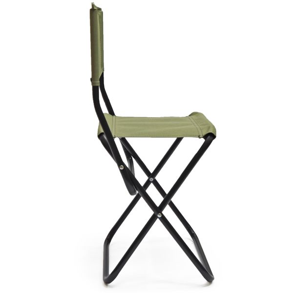 Стілець розкладний Ралф "Рибак" зі спинкою Промо - Хакі - 16 мм
