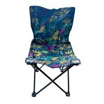 Стул "Зонт" туристический со спинкой и боковым карманом Megastrike - SH9-3-14 - 40x40x70 см - Тропический
