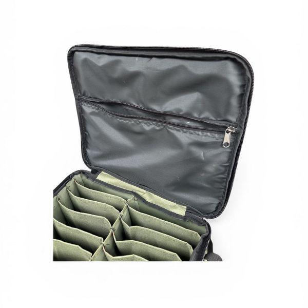 Сумка для рыболовных кружков - На 20 мест - Хаки