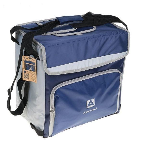 Сумка-холодильник класична з люком - Арктика - Синя - 30 л