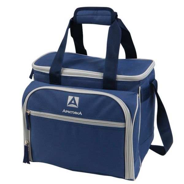 Сумка-холодильник з набором посуду Арктика – 4 персони – Синій – 14 л