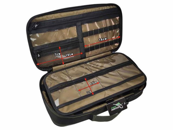 Сумка-органайзер Tackle Bag FFC для аксесуарів та годівниць - На 6 відділень - ПрофМонтаж