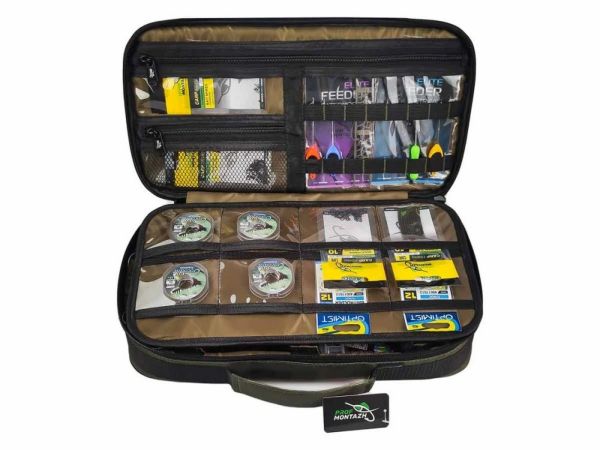 Сумка-органайзер Tackle Bag FFC для аксесуарів та годівниць - На 6 відділень - ПрофМонтаж