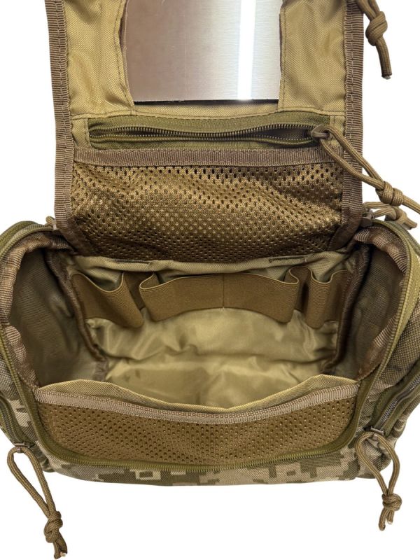 Сумка подсумок для личной гигиены ВСУ, СПОГ - Вид 5 - 26х18х11 см - 5L - Пиксель