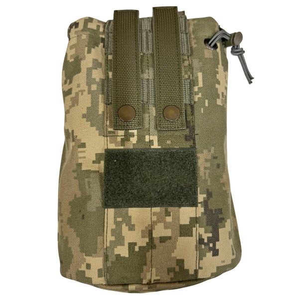 Сумка-підсумок розкладна універсальна ЗСУ СПРУ для скидання магазинів АК/AR - Вид 6 - 25x18x11,5 см - Піксель ММ-14
