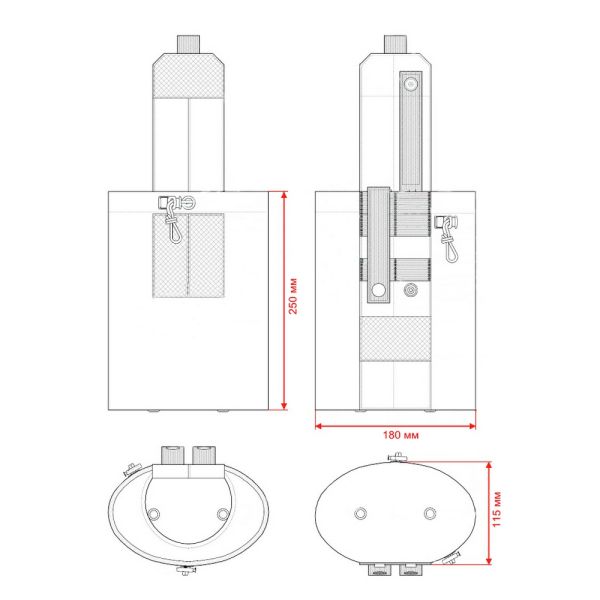 Сумка-підсумок розкладна універсальна ЗСУ СПРУ для скидання магазинів АК/AR - Вид 6 - 25x18x11,5 см - Піксель ММ-14