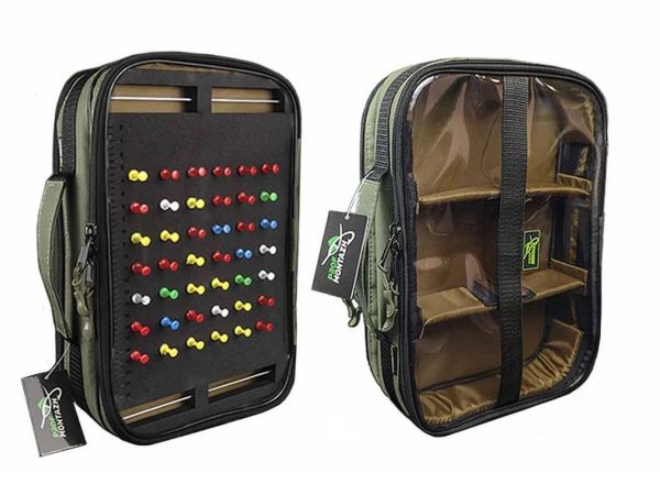 Сумка-Поводочница RIG-BOX ELITE - ПрофМонтаж - 2 отделения - 6 отсеков - 33x21x9 см - Хаки