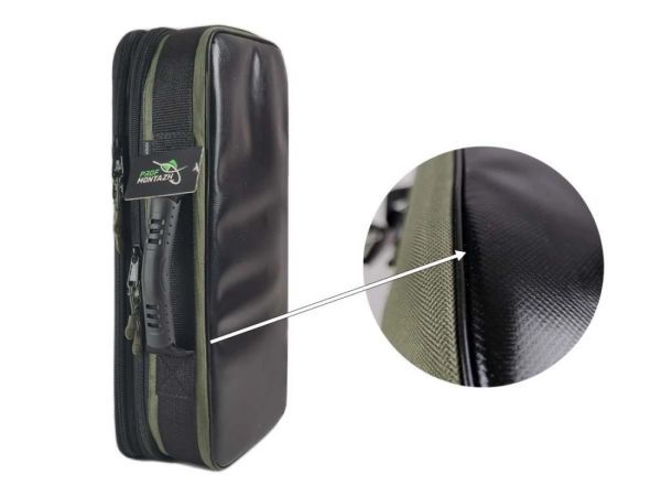 Сумка з поводочницею Multi-Bag FFC для аксесуарів та годівниць - ПрофМонтаж - 41x21x9 см - Хакі