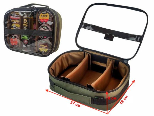 Сумка для аксесуарів з прозорим верхом - На 3 відділення - ПрофМонтаж