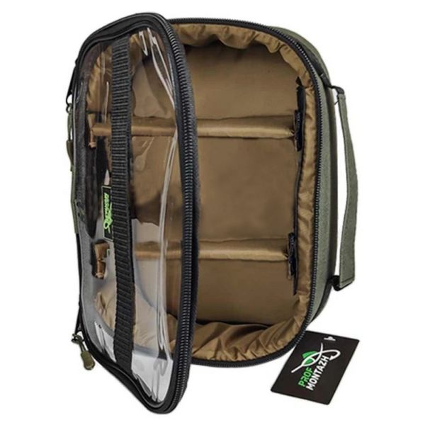 Сумка для аксесуарів з прозорим верхом - На 3 відділення - ПрофМонтаж