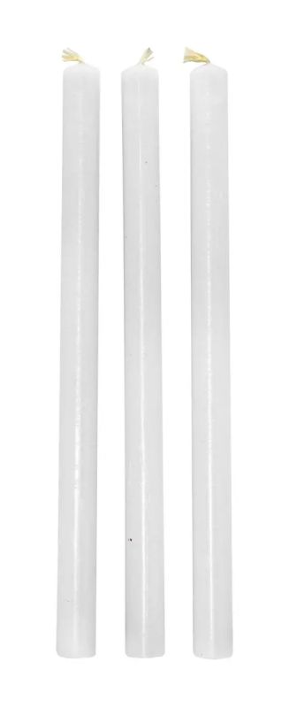 Свеча парафиновая хозяйственная - 90 г - Белая