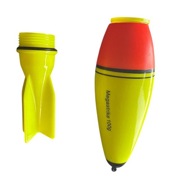 Світлодіодний поплавець Megastrike на товстолоба - Дротик - Жовто-червоний