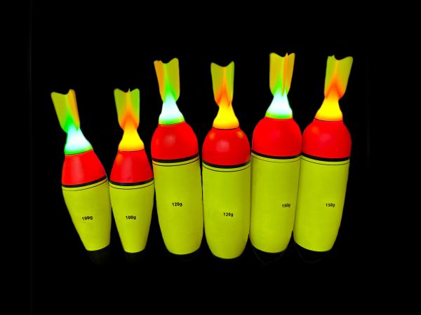 Світлодіодний поплавець на товстолоба - EVA - Жовто-червоний - Дротік