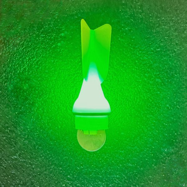 Світлодіодний поплавець на товстолоба - EVA - Жовто-червоний - Дротік