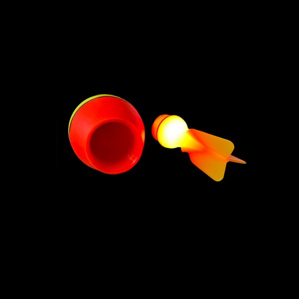 Світлодіодний поплавець на товстолоба - EVA - Жовто-червоний - Дротік