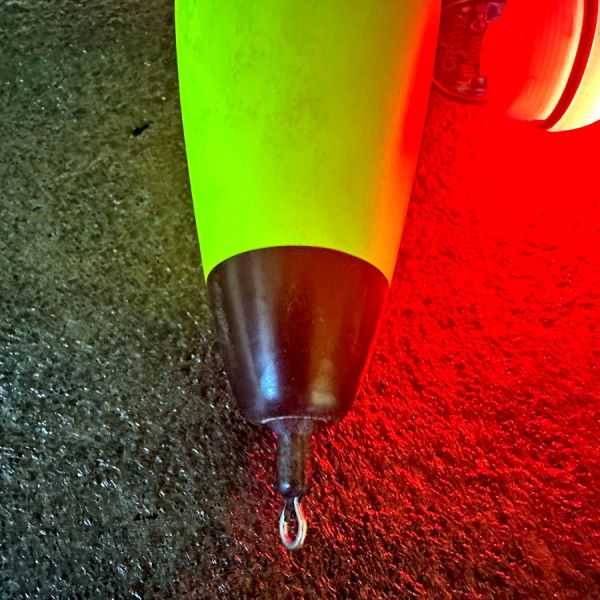 Світлодіодний поплавець на товстолоба - EVA - Жовто-червоний - Дротік