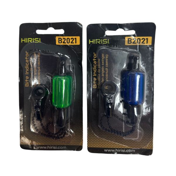 Свінгер Hirisi (Індикатор клювання) - B2021 - Зелений - Ланцюжок 23 см