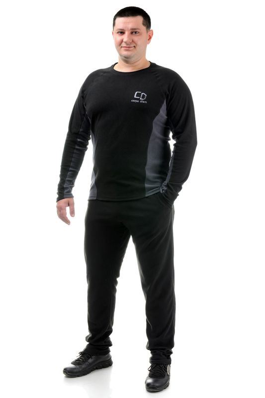 Термобілизна Carpe Diem "Perfomance" - Мікрофліс - Чорно-сірий