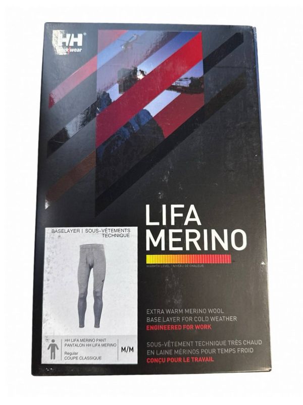 Термоштани чоловічі Helly Hansen HH Lifa Merino Pant - Grey Melange
