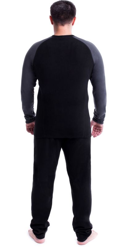 Термобілизна Carpe Diem - Мікрофліс - Чорно-сірий